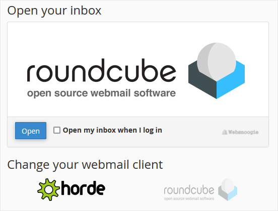 Here is an image of email from our Omaha web design and web hosting company