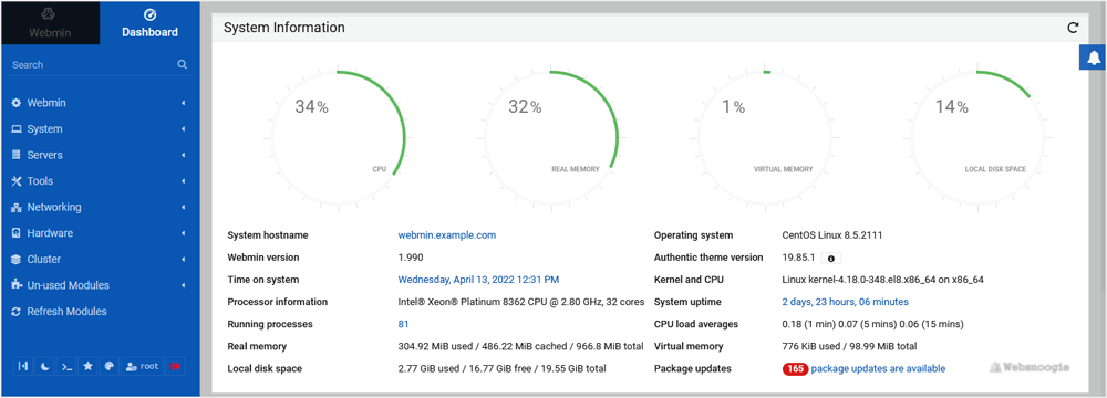 Image of operating Linux done by our Omaha, NE web hosting company